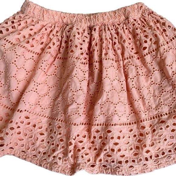 H&M Girls Bundle Eyelet Flared Skirt / Seersucker Blue White Sundress Sz 6-8 yo - Picture 3 of 16